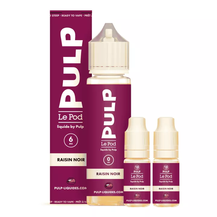 E-liquide Le Pod by Pulp - 60 ml - Raisin Noir