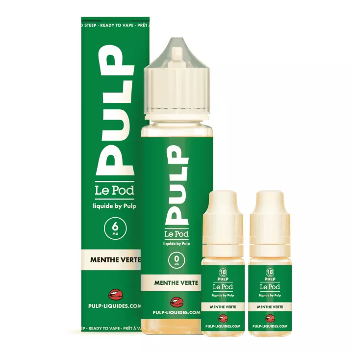 E-liquid Le Pod by Pulp - 60 ml - Menthe Verte