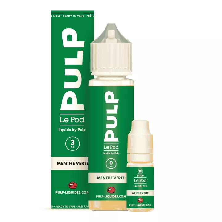 E-liquid Le Pod by Pulp - 60 ml - Menthe Verte