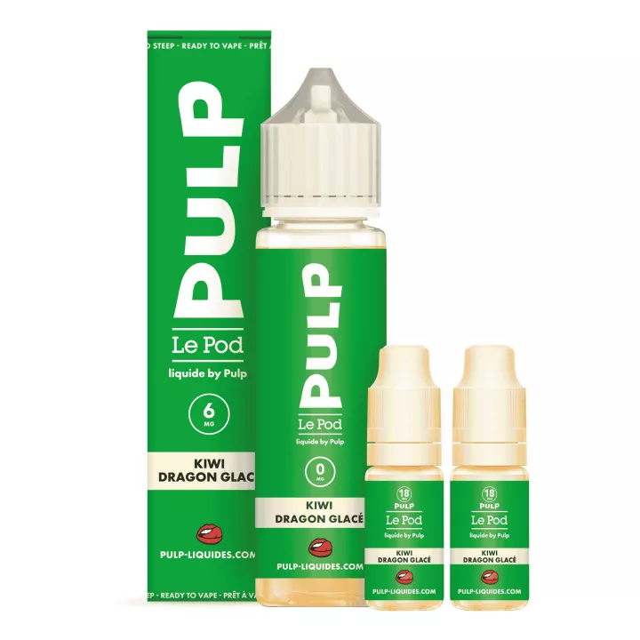 E-liquide Le Pod by Pulp - 60 ml - Kiwi Dragon Glac&eacute;