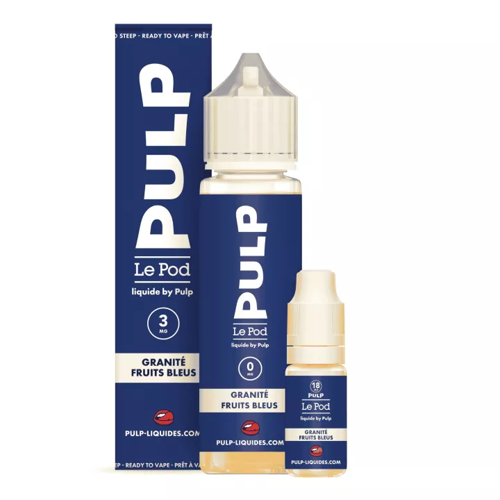 E-liquide Le Pod by Pulp - 60 ml - Granit&eacute; Fruits Bleus