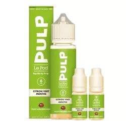 E-Liquide Citron Verte Menthe - Le Pod Liquide - 60ml - Pulp