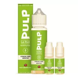 E-Liquid Citron Vert Menthe - Le Pod Liquide - 60ml - Pulp