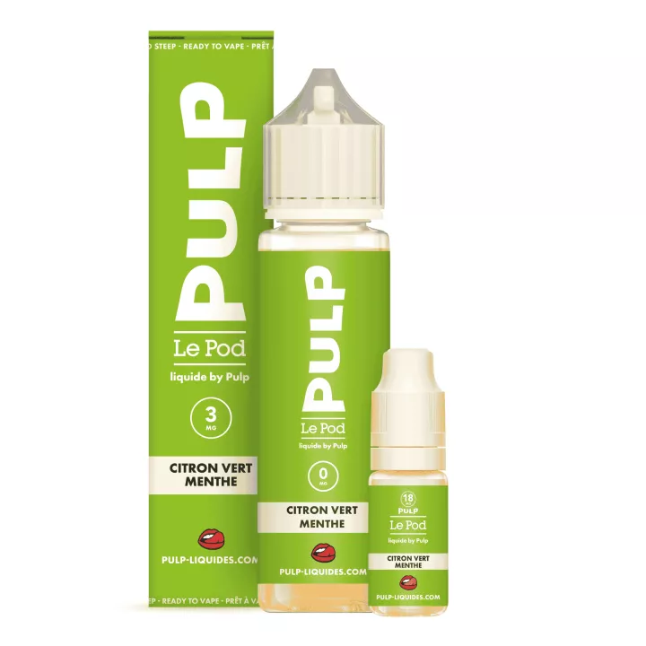 E-liquide Le Pod by Pulp - 60 ml - Citron vert Menthe