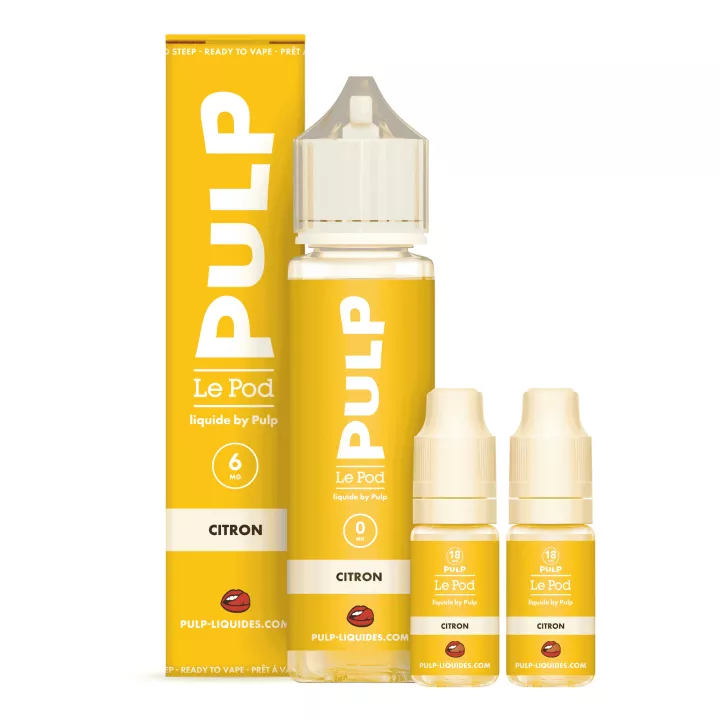 E-liquide Le Pod by Pulp - 60 ml - Citron