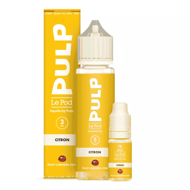 E-liquide Le Pod by Pulp - 60 ml - Citron