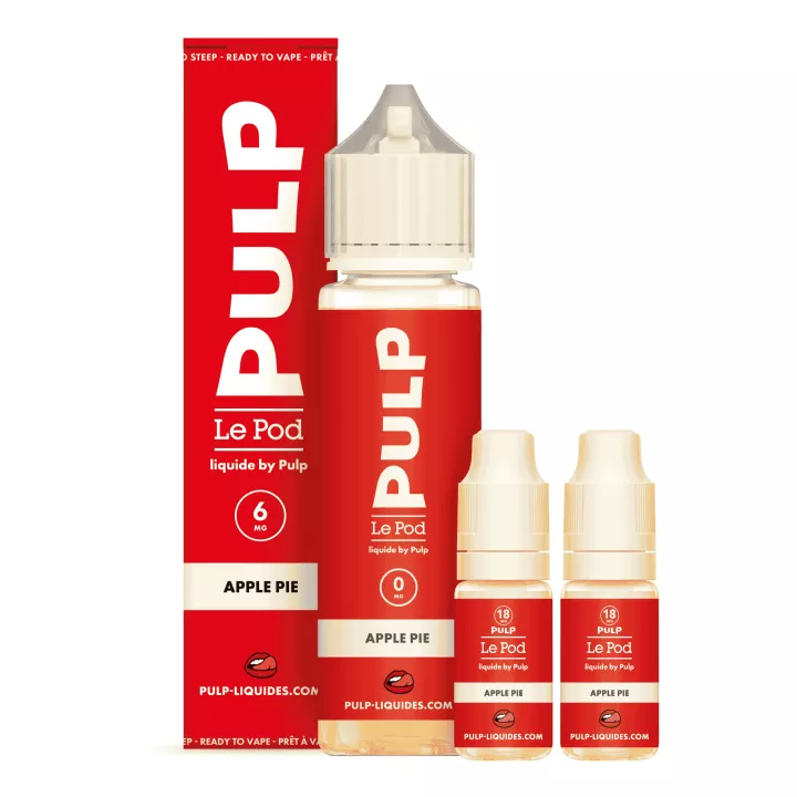 E-liquide Le Pod by Pulp - 60 ml - Apple Pie