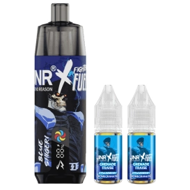 Puff-Hybride Blue Shigeri Shisha Plus 28K - JNR x Fighter Fuel