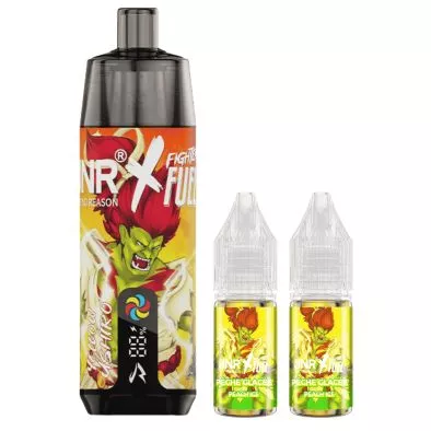 Puff Hybride Yellow Ushiro Shisha Plus 28K - JNR x Fighter Fuel 0