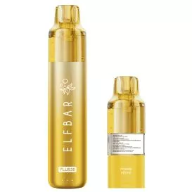 Puff cartouche Pomme Pêche Plus30 - Elfbar