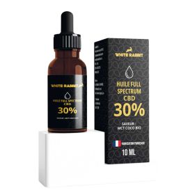 Huile CBD Full Spectrum MTC Coco Bio - White Rabbit