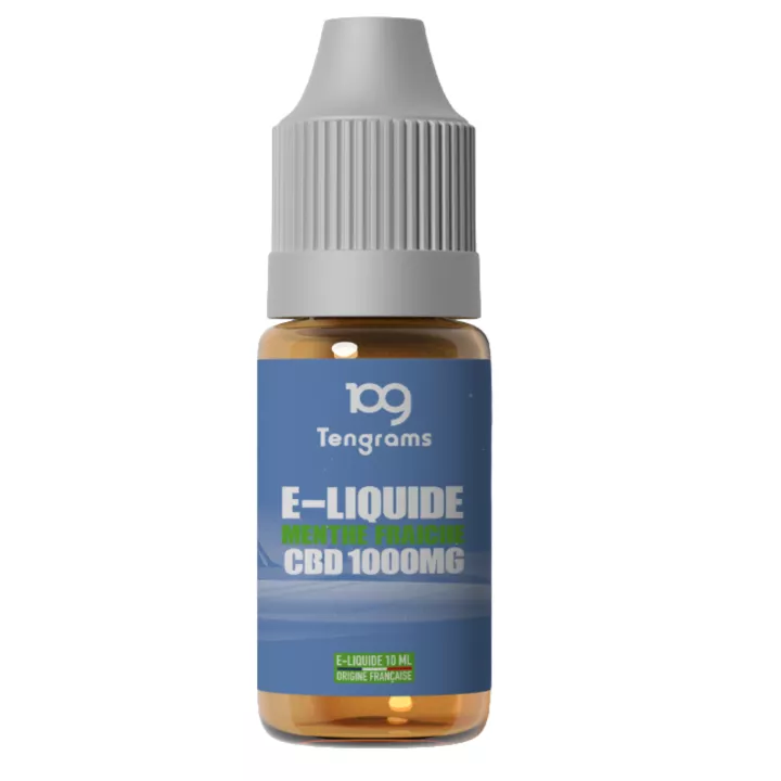 E-liquide CBD 1000 mg ou 2000 mg - Menthe Fra&icirc;che - Tengrams