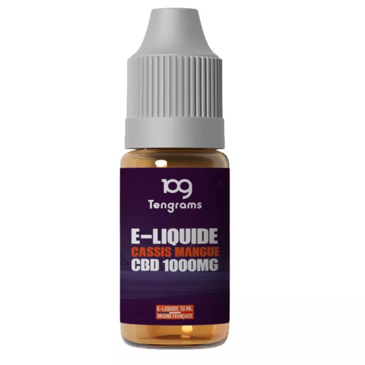 E-liquide CBD 1000 mg ou 2000 mg - Cassis Mangue - Tengrams