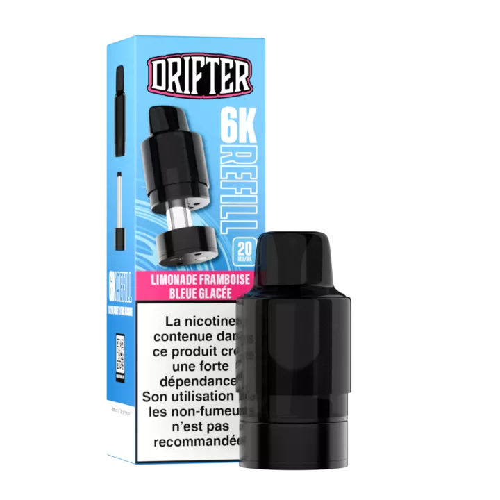 Drifter Bar 6K Pod &ndash; Gefrorene Himbeer-Blaubeer-Limonade