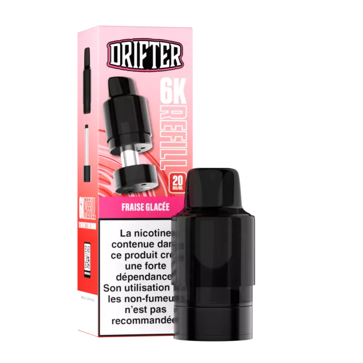 Cartouche Drifter Bar 6K - Fraise Glac&eacute;e