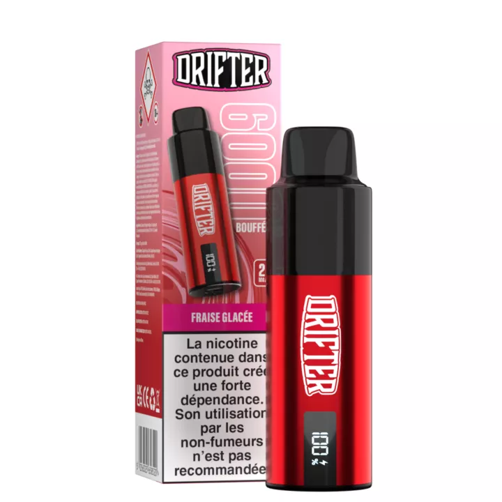 Drifter Bar 6K - wiederaufladbarer Puff - Gefrorene Erdbeere