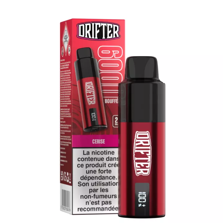 Drifter Bar 6K - puff rechargeable - Cerise