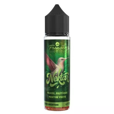 E-liquid Fraise Pastèque Menthe Verte - Nektar - 50ml - Le French Liquide 0