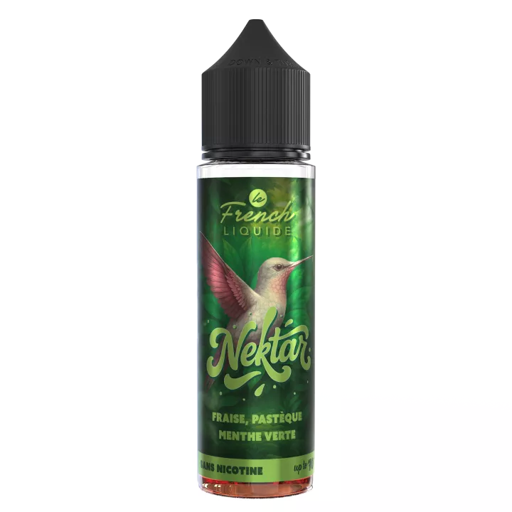 E-liquide Nektar 50ml - Fraise Past&egrave;que Menthe verte - Le French Liquide