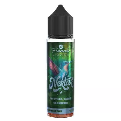 E-liquid Myrtille Cassis Cranberry - Nektar - 50ml - Le French Liquide 0
