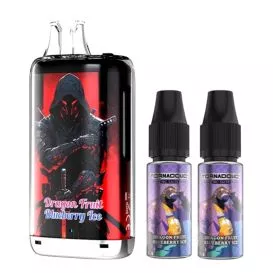 Puff-Hybride Dragon Fruit Blueberry Ice Kong Max 30K - Gobar