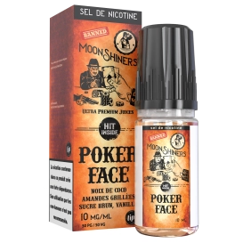 E-liquide Sels de Nicotine Poker Face - Moonshiers - 10ml - Le French Liquide