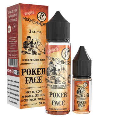 E-liquide Poker Face - Moonshiers - 60ml - Le French Liquide 0