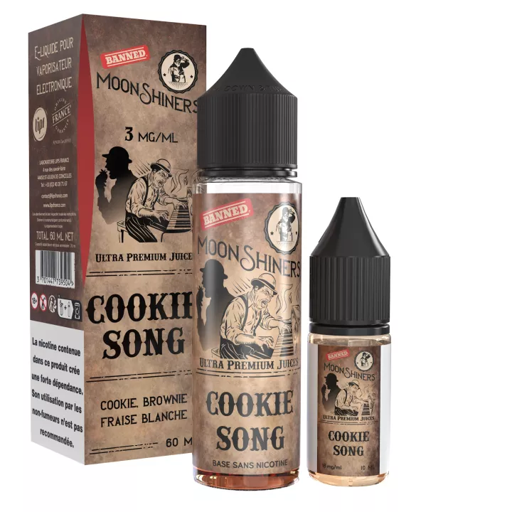 E-liquide Cookie Song - Moonshiners grand format avec booster