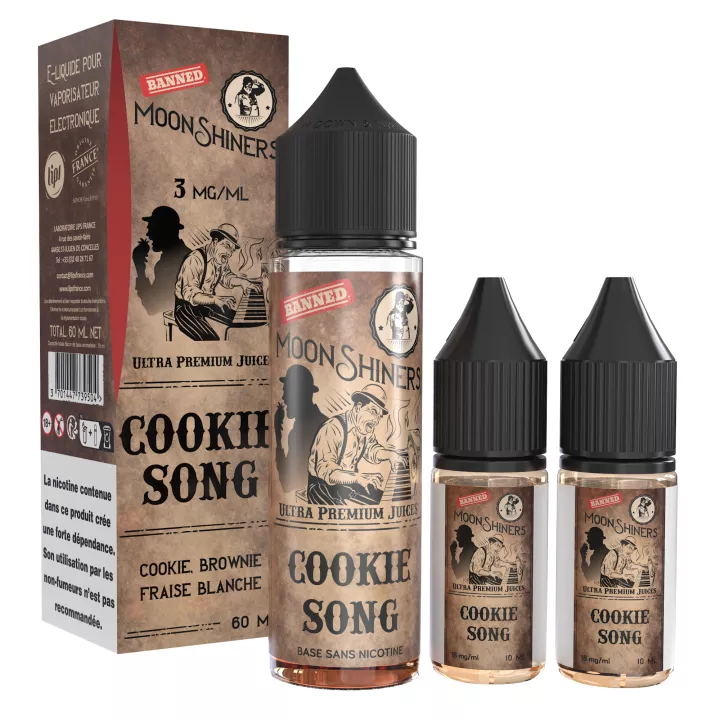 E-liquide Cookie Song - Moonshiners grand format avec booster