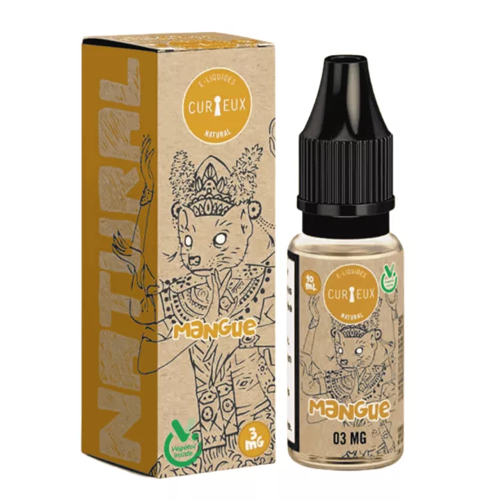 E-liquide Curieux NATURAL - Mangue - 10 ml