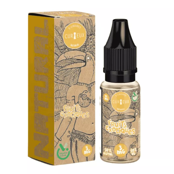 E-liquide Curieux NATURAL - Fruits Exotiques - 10 ml