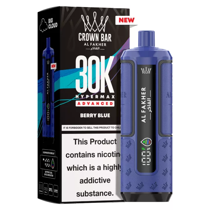 Puff Al Fakher 30K - 30 000 bouff&eacute;es - Berry Blue