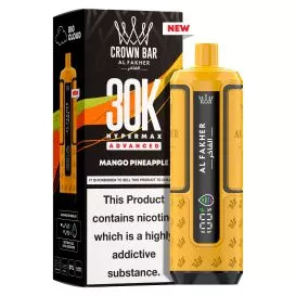 Puff Hybride Mango Pineapple Hyper Max 30K - Crown Bar - AI Fakher