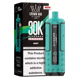 Puff Hybride Mint Hyper Max 30K - Crown Bar - AI Fakher