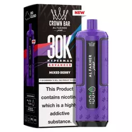 Puff Hybride Mixed Berries Hyper Max 30K - Crown Bar - AI Fakher