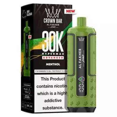 Puff-Hybride Menthol Hyper Max 30K - Crown Bar - AI Fakher 0