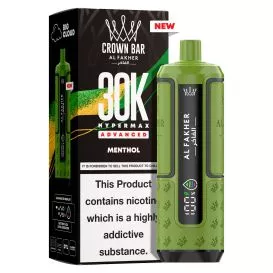 Puff Hybride Menthol Hyper Max 30K - Crown Bar - AI Fakher