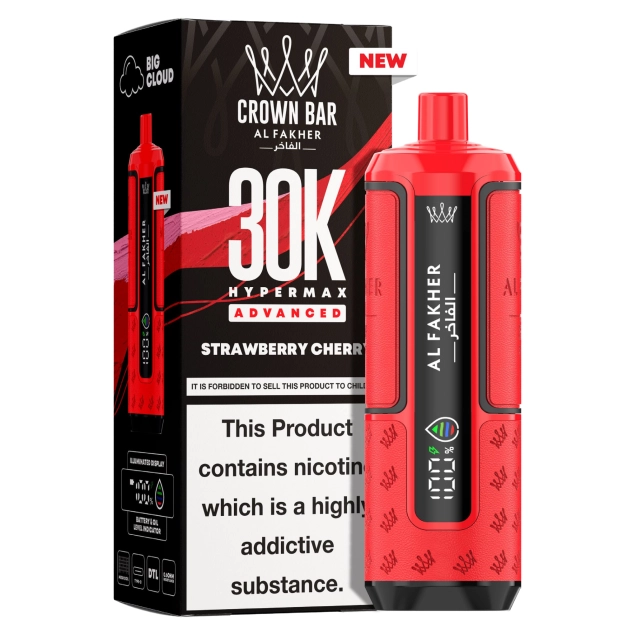 Puff Al Fakher 30K - 30 000 bouffes - Strawberry Cherry