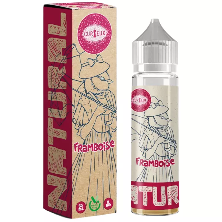 E-liquide NATURAL Curieux - Framboise - 50 ml