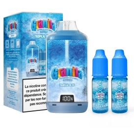 Puff-Hybride Tropical Bleu Big Puff - Granita - Alfaliquid