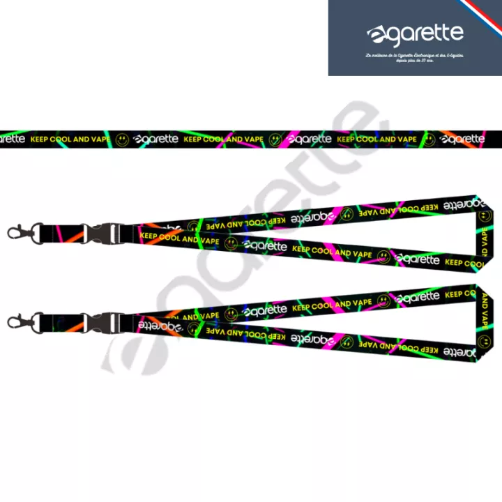 Orangefarbenes Nackenband - E-Garette