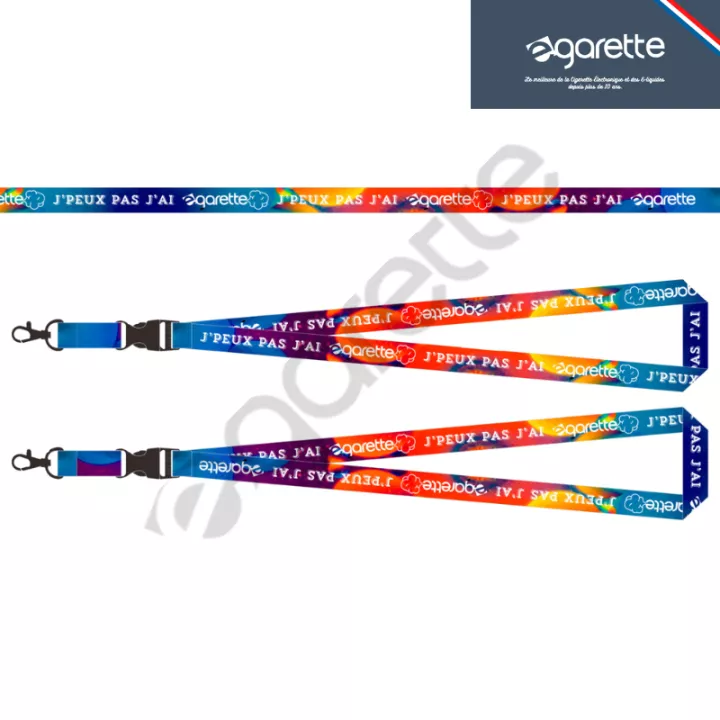 Orangefarbenes Nackenband - E-Garette