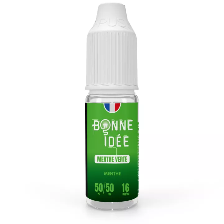 E-liquide Bonne Id&eacute;e Menthe Verte - Menthe - 10 ml