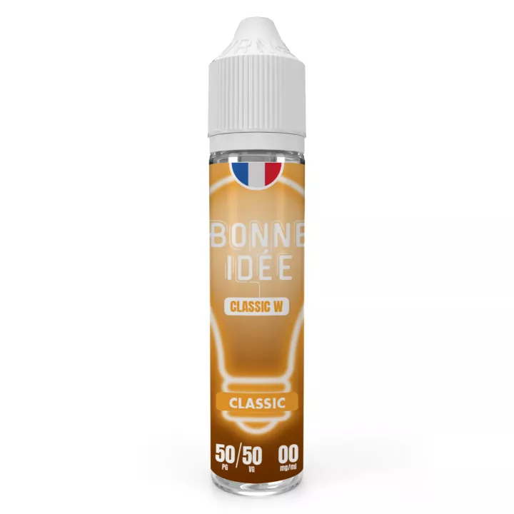E-liquide Bonne Id&eacute;e Classic W - Classic - 50 ml