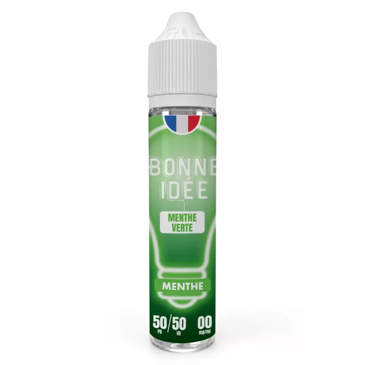 E-liquid Bonne Id&eacute;e Menthe Verte - Menthe - 50 ml