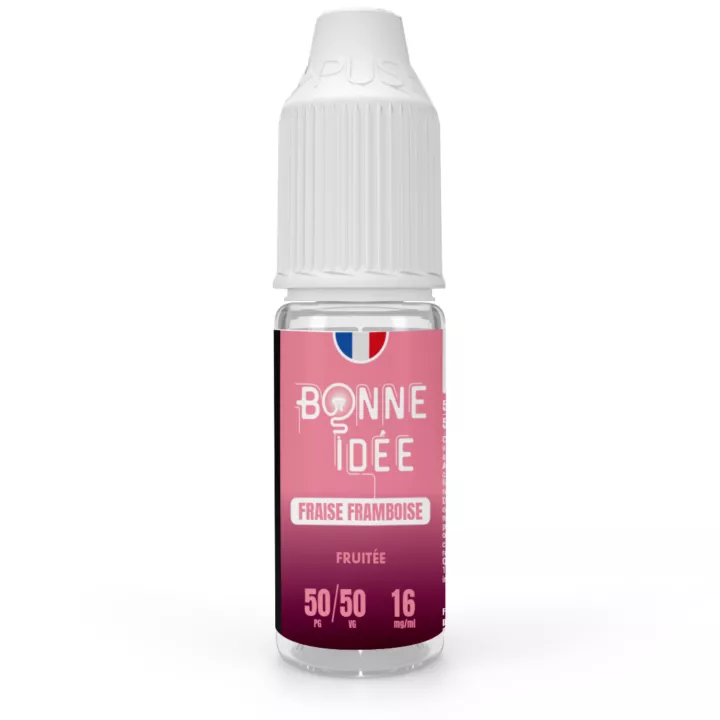 E-Liquid Bonne Id&eacute;e Fraise Framboise - Fruchtig - 10 ml