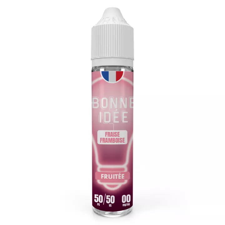 E-liquide Bonne Id&eacute;e Fraise Framboise - Fruit&eacute; - 50 ml