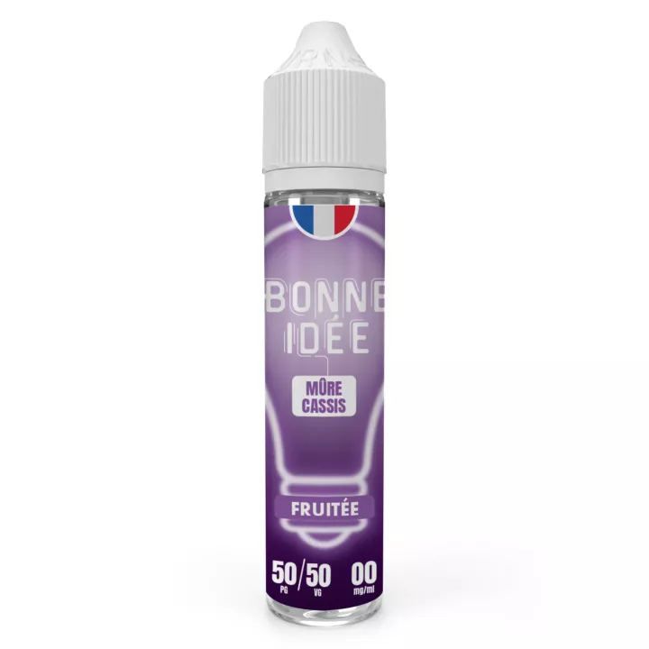 E-liquide Bonne Id&eacute;e M&ucirc;re Cassis - Fruit&eacute; - 50 ml