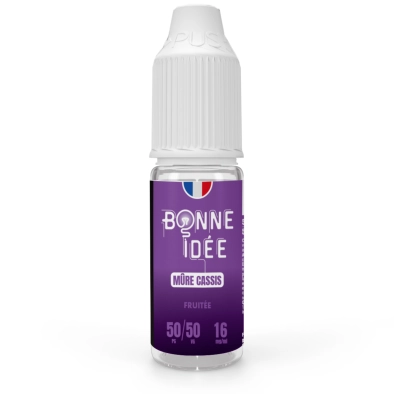 E-Liquide Mûre Cassis - Fruité - 10ml - Bonne idée 0