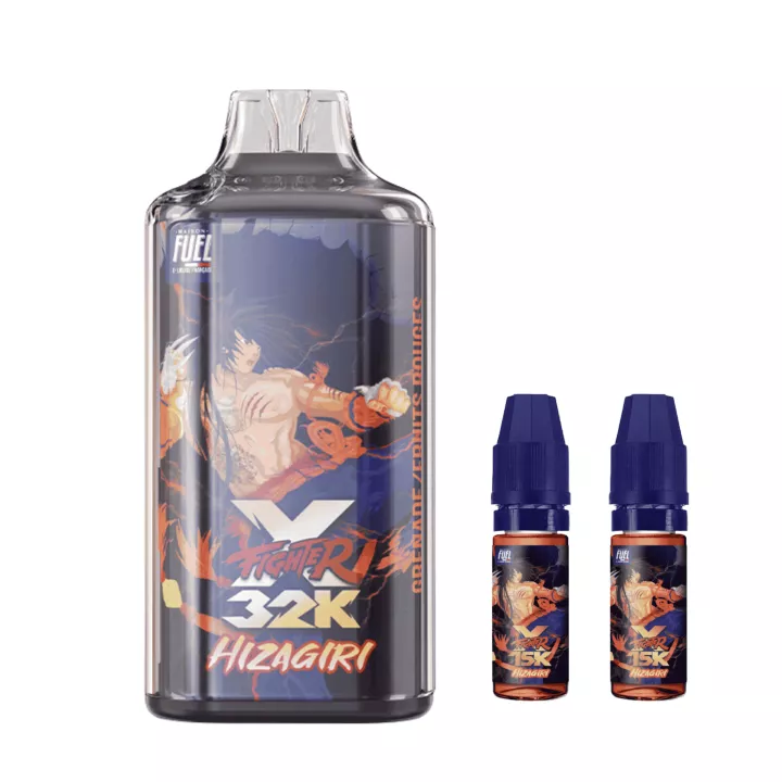 Puff Fighter X 32K - Hizagiri | E-liquide fran&ccedil;ais